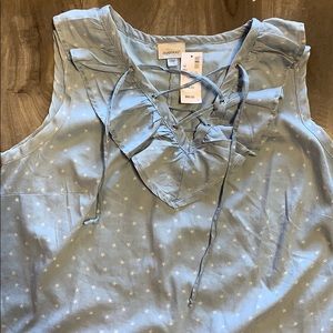 Avenue NWTags blue lace up dress with stars